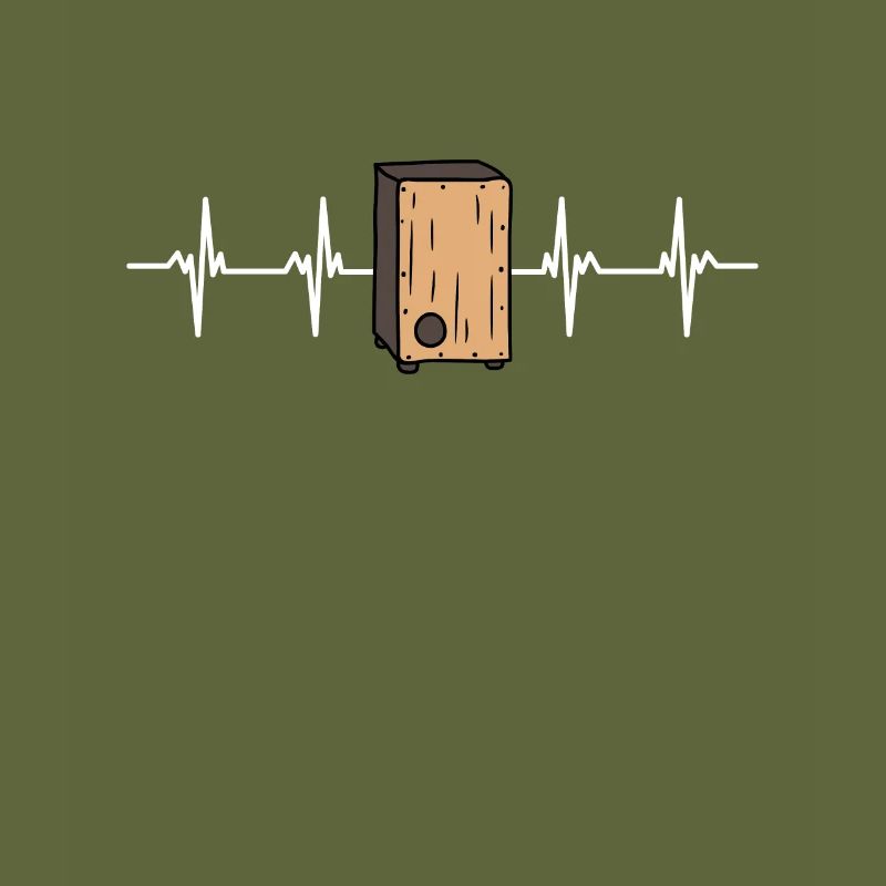 Cajon Box Drum Instrument Peruvian Cajon