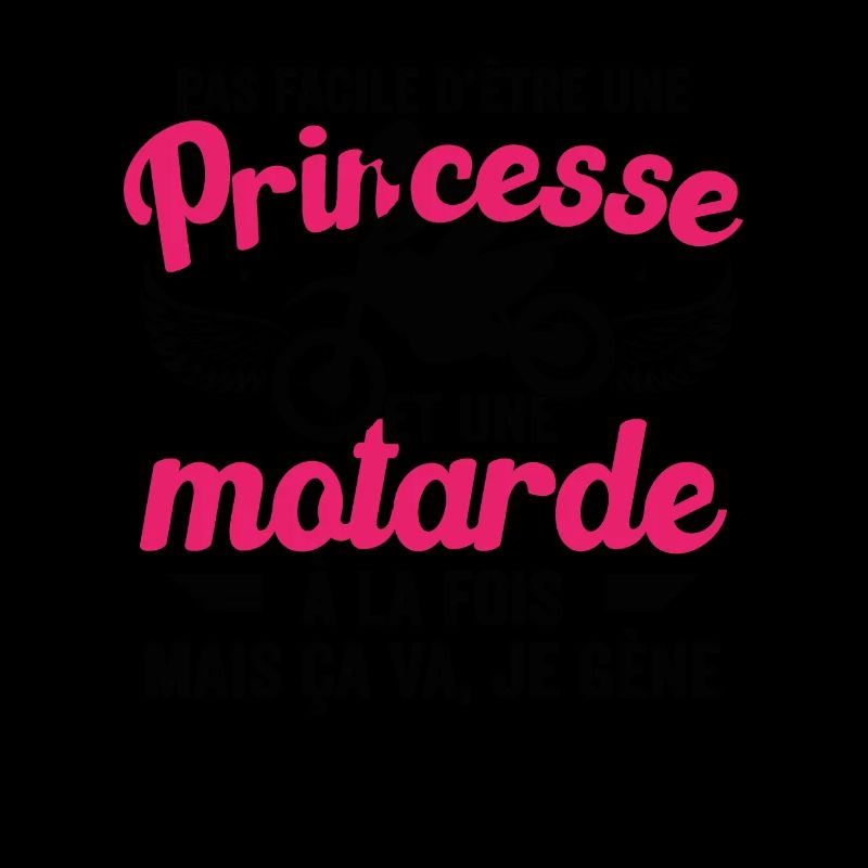 Princesse Et Motarde À La Fois Idée Cadeau Moto