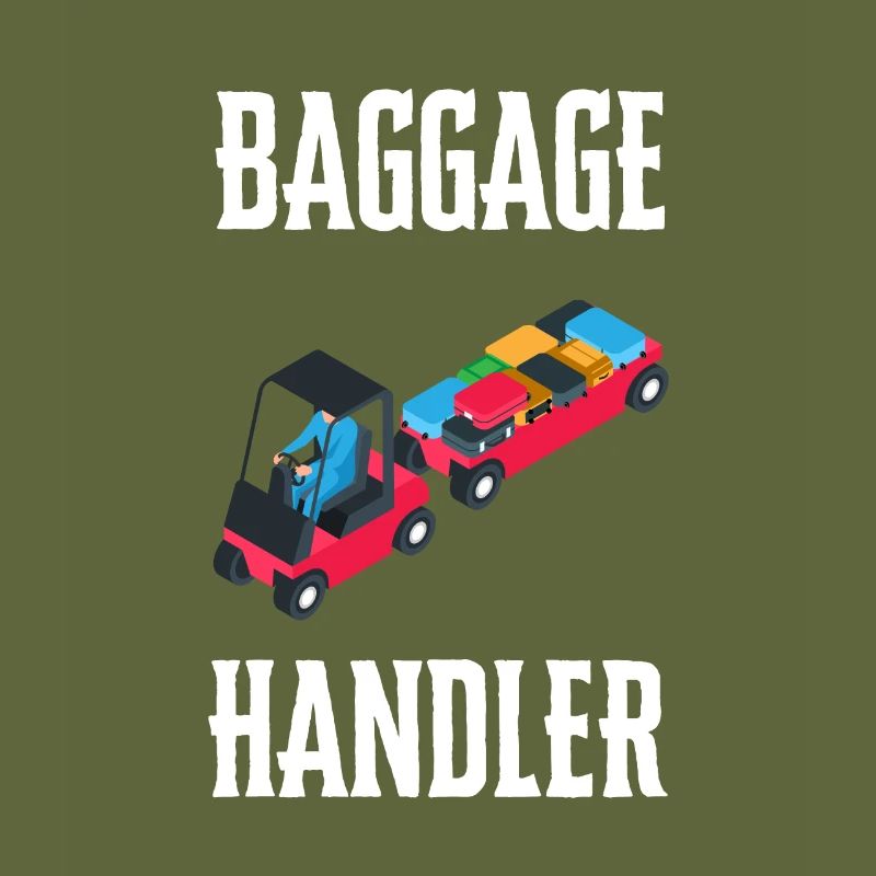 Baggage Handler Airfield Airport Worker