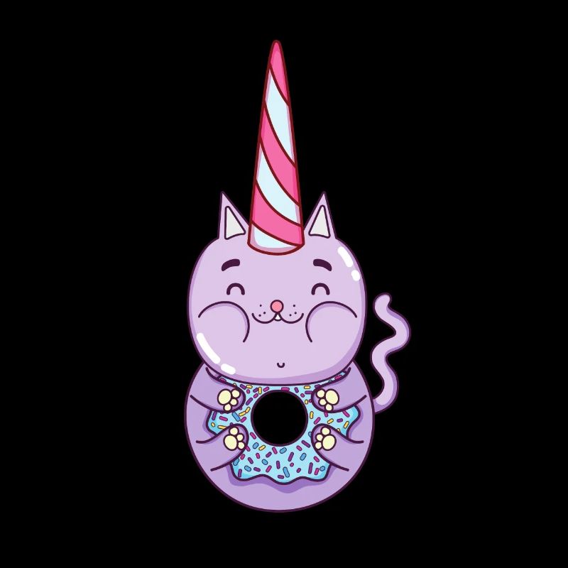 Cat Unicorn Donut