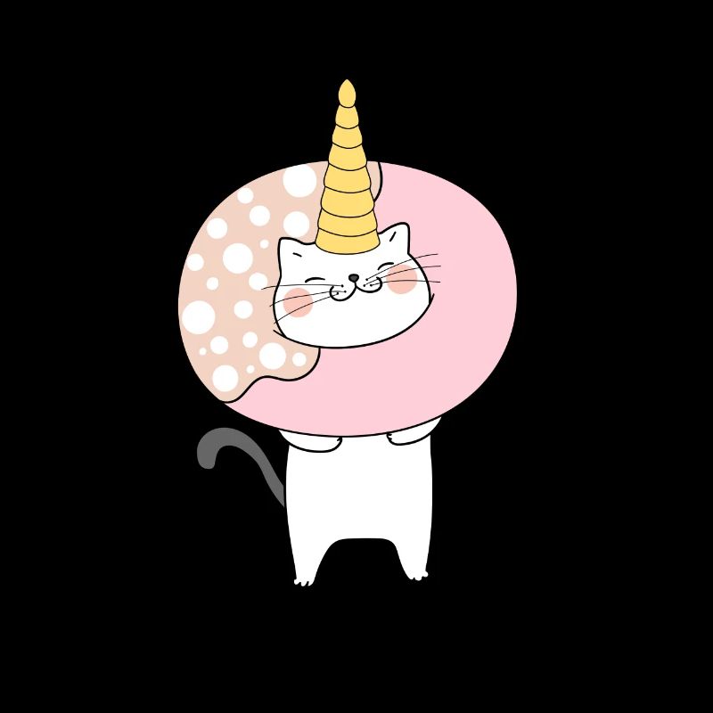 Beignet licorne chat