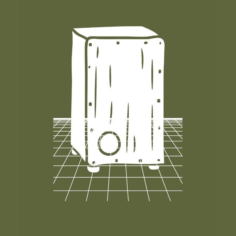 Cajon Box Drum Instrument Peruvian Cajon