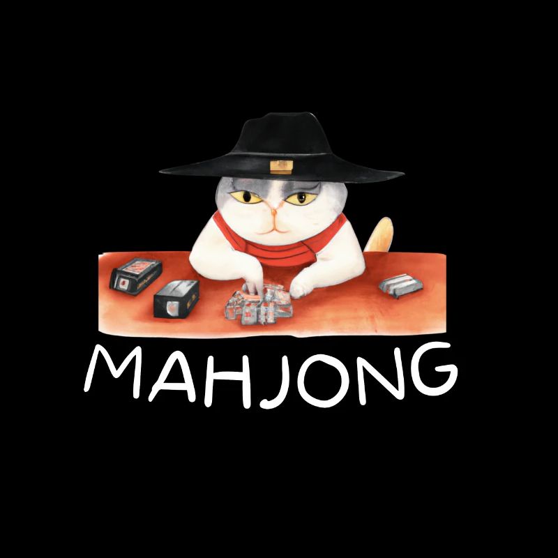 Cats Playing Mahjong