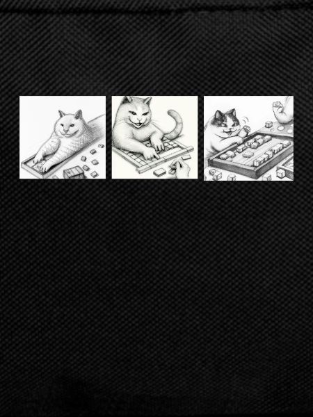 Cats Playing Mahjong