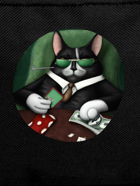 Cats Playing Cards