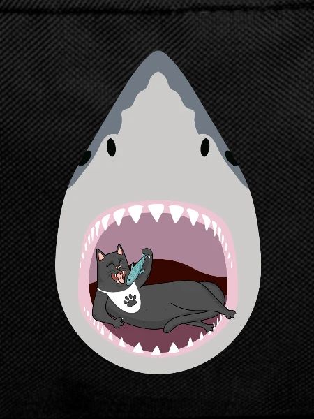 Shark Eating Cat