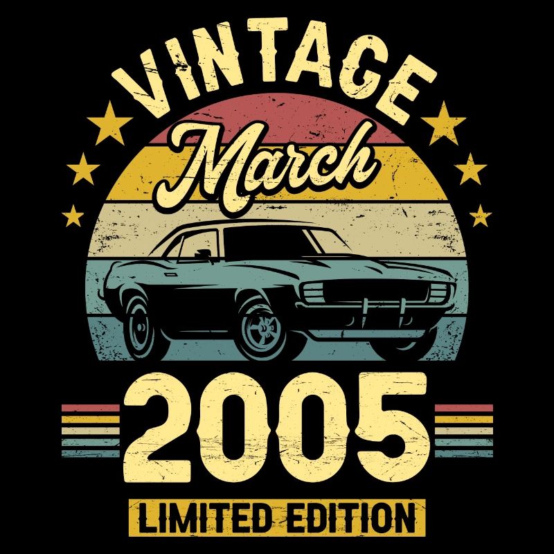 Vintage Mars 2005 18 Ans Anniversaire