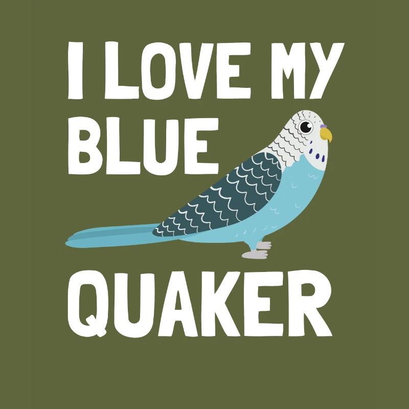 Blue Quaker Parrot Mom