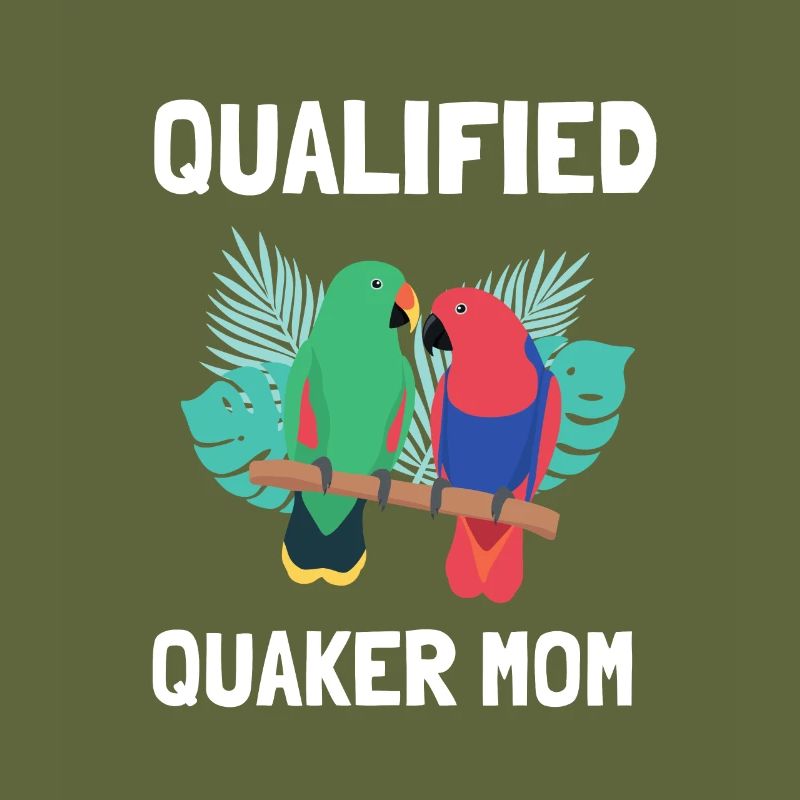 Blue Quaker Parrot Mom