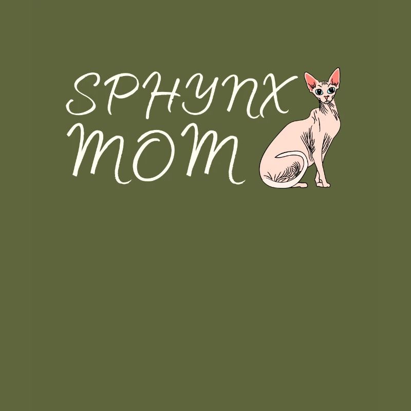 Sphynx Maman Chat Sans Poils Propriétaire de Chat