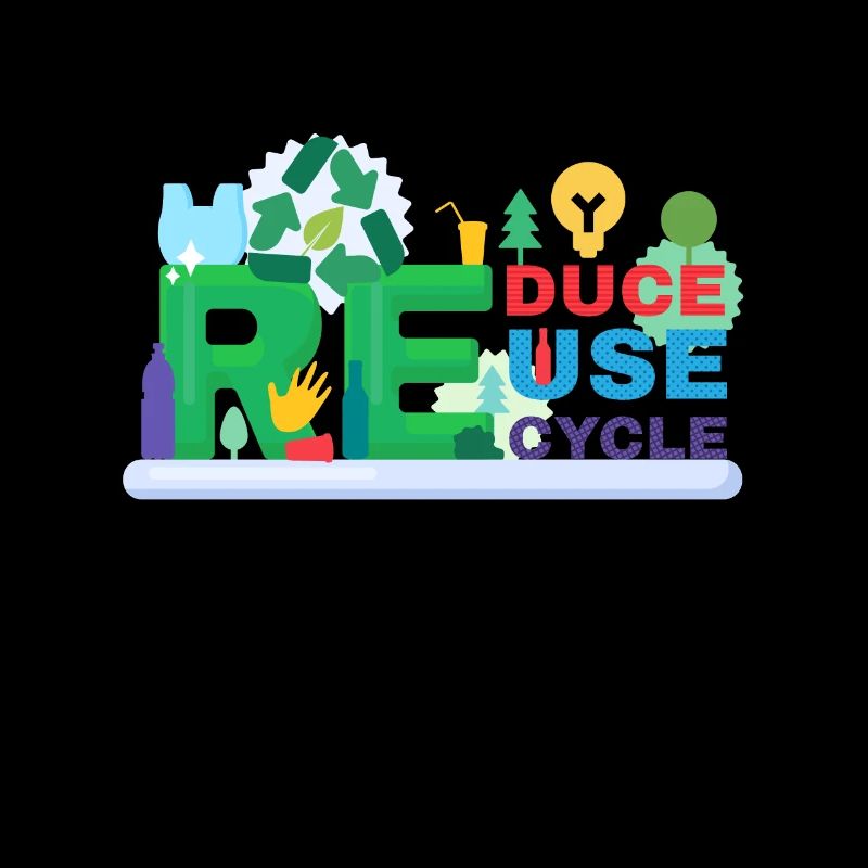 Recycle Reuse Renew Rethink Wind Turbine - Wind