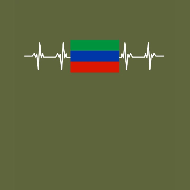 Drapeau russe - Daghestan