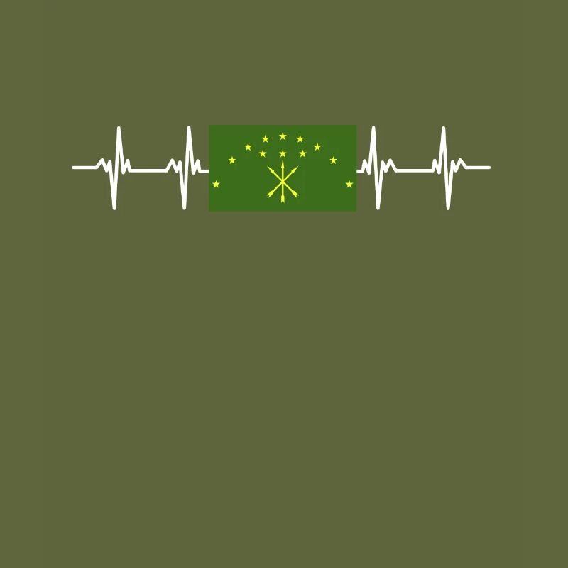 Drapeau russe - Adygea