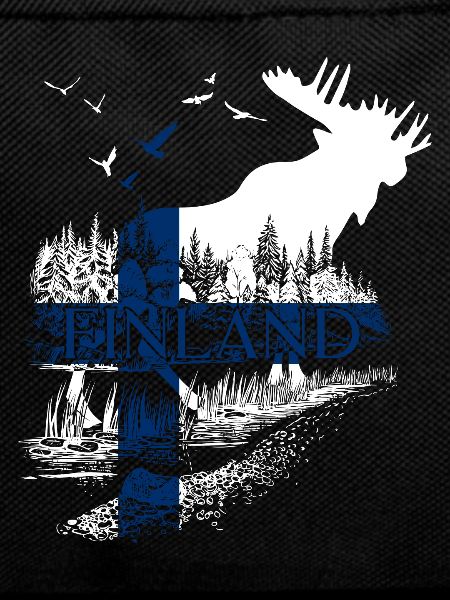 MOOSE FINLAND FLAG HOLIDAY
