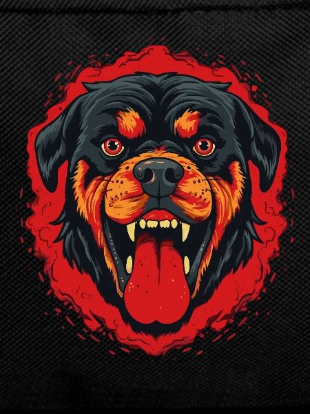 Angry Bulldog Terrier: Rottweiler Dog