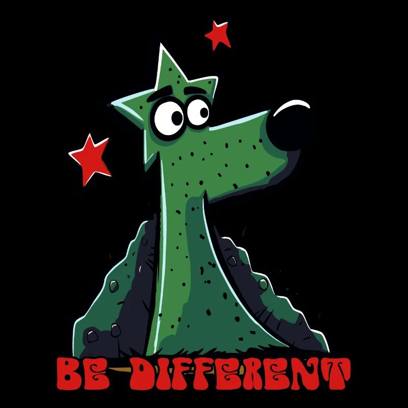 Be Different: Funny-Looking Star Dog