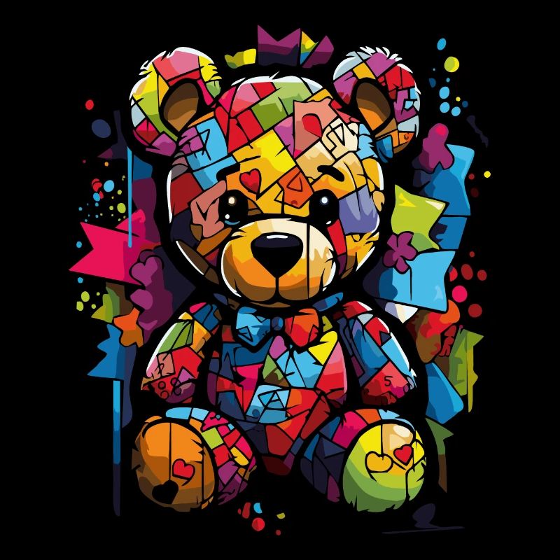 Loving Honey Heart Cuddly Bear