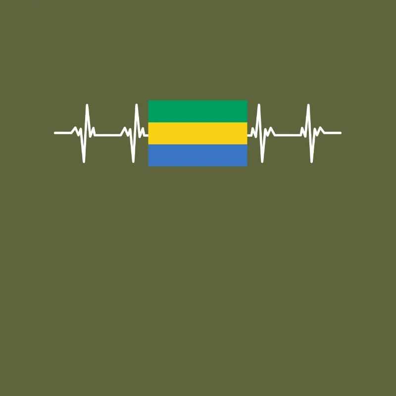 Drapeau africain - Gabon