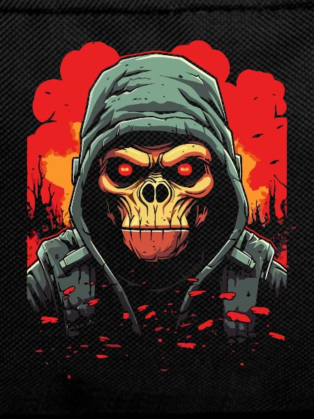 Urban Street Art Apocalypse Monkey