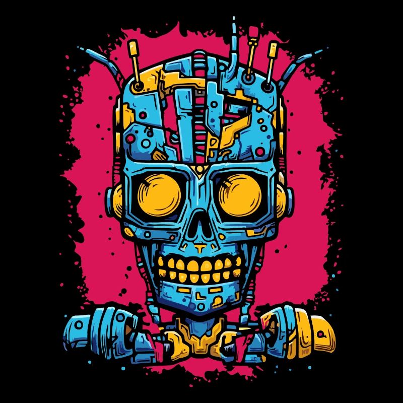 Roboter Cyborg Zombie