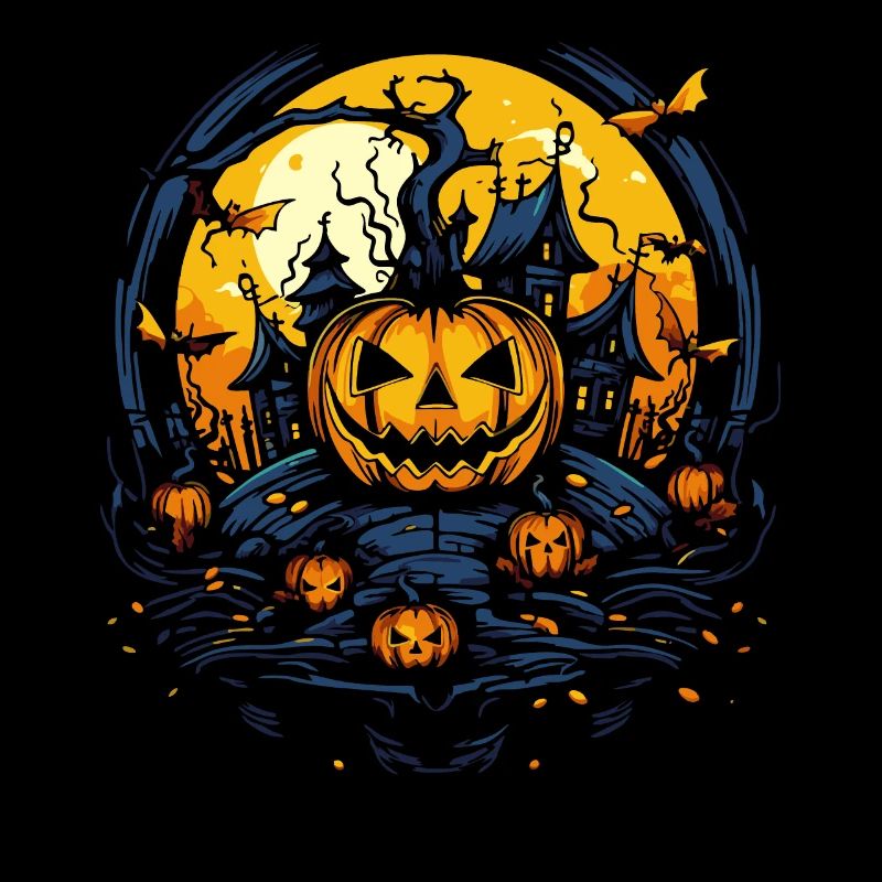 La maison hantée de la citrouille : Halloween