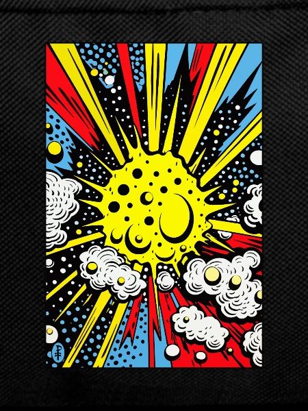 Pop Art Cartoon Blast Boom