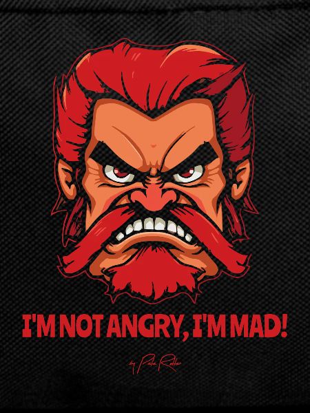 I'm not angry, I'm crazy
