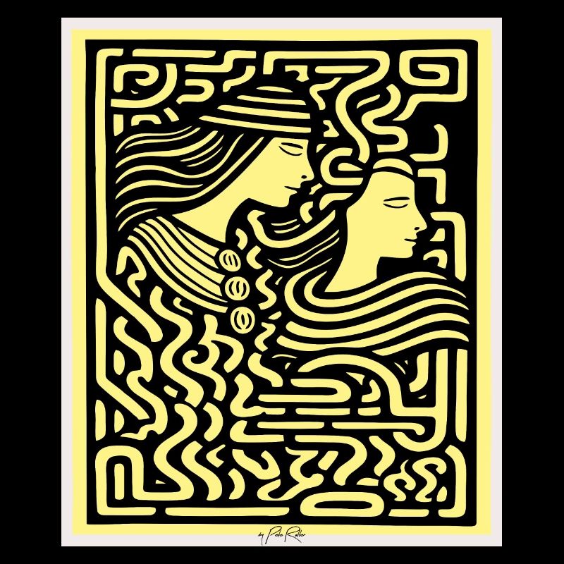 Deux amants dans un labyrinthe