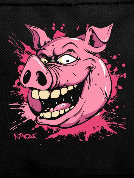 A really mean pig