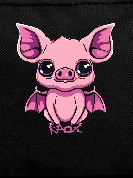 Cute Bat Pig Gargoyle