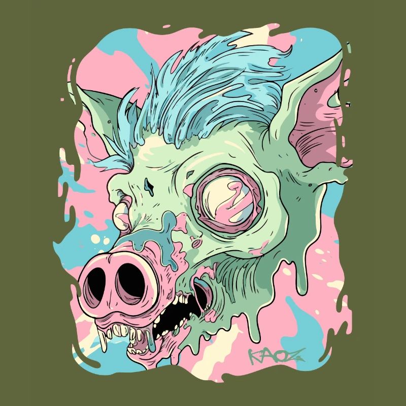 Psychedelic Acid Pig