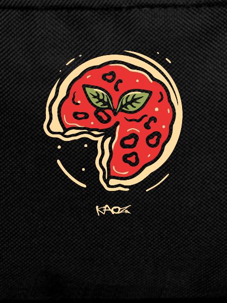 A minimalist pizza