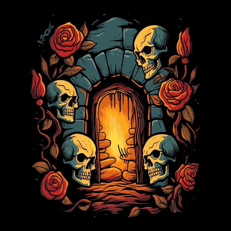 The Dark Dungeon Love: Skulls and Roses