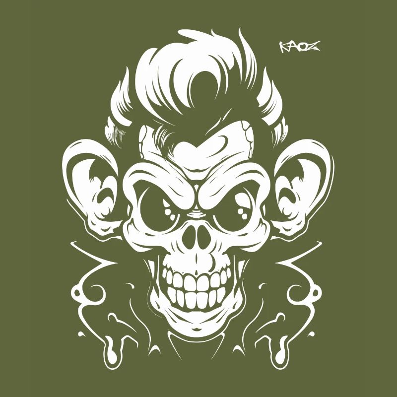 Graffiti Tattoo Monkey