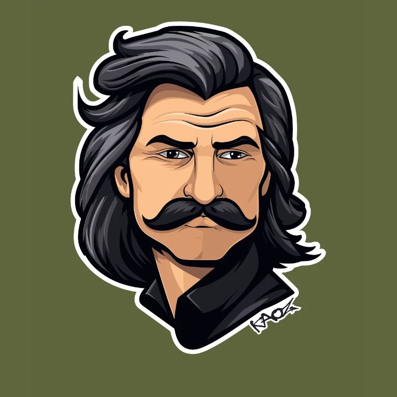 Back to the 80s: Attractive Mustache Man