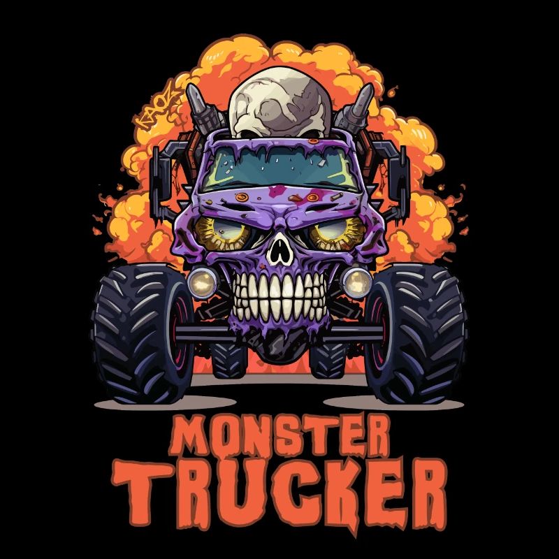Monster Trucker : Crâne de camion monstre