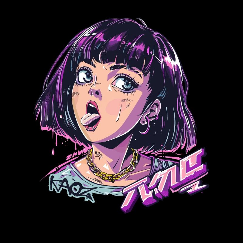 Naughty rich anime girl