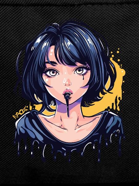 Inks Drop Anime Girl