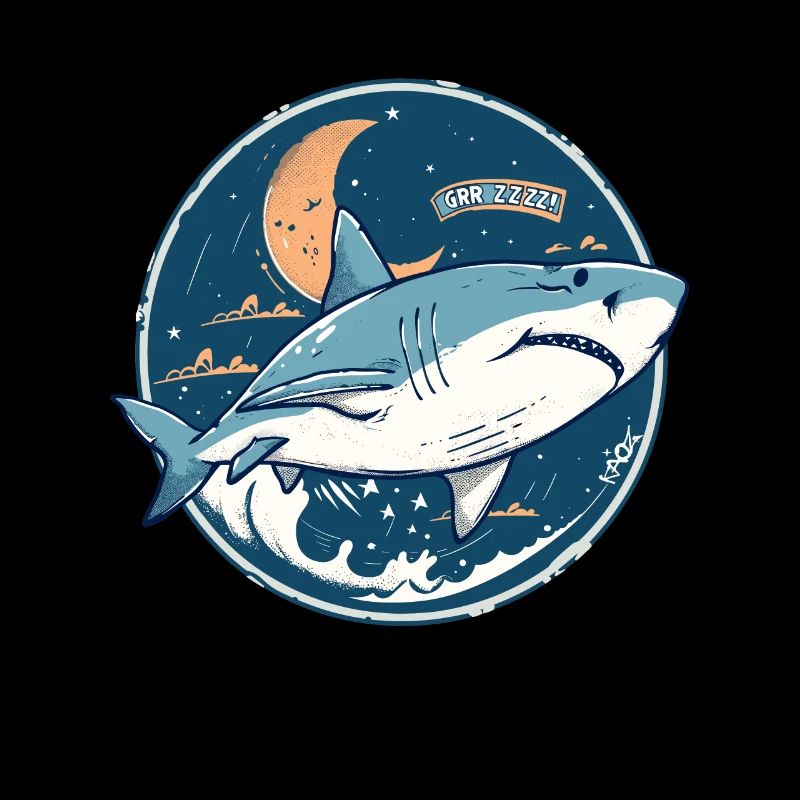 Sleeping shark, but sharks don't sleep
