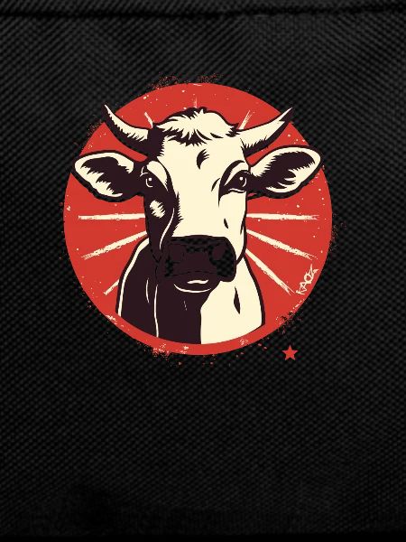 Propaganda Comrade Retro Cow