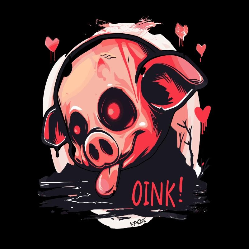 Nosferatu Vampire Zombie Piggy, Oink!