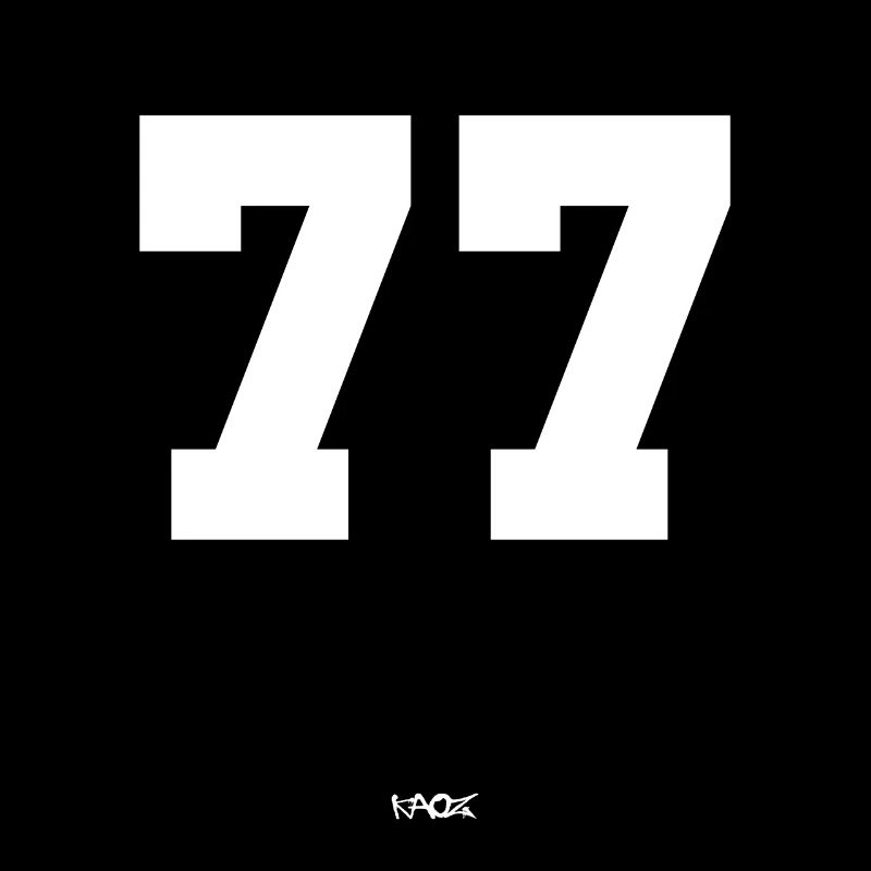 The number 77