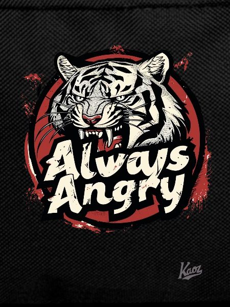 Always angry, crazy angry tiger