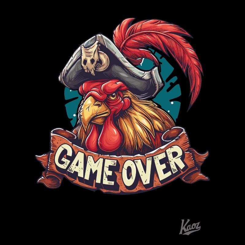 Rooster Pirate : Le jeu est terminé, le jeu est terminé