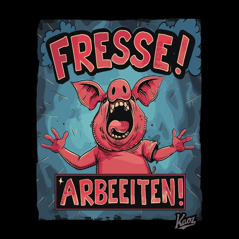 The sow the crazy pig - keep your mouth shut, work
