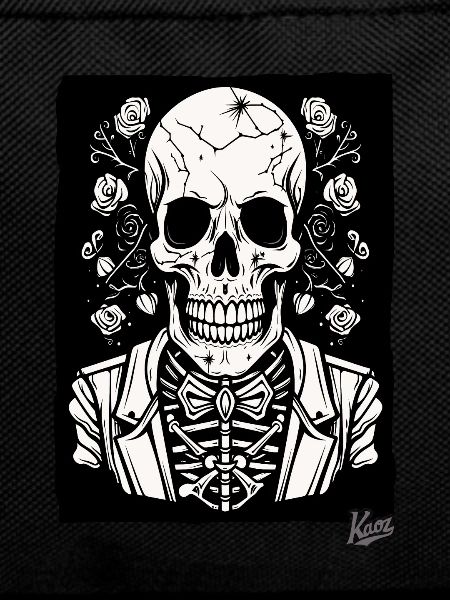 Happy Skeleton Skull Skull