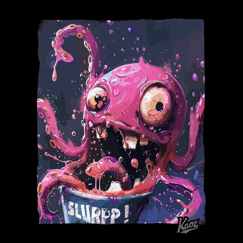 Ein Eimer voller spritziger Farben: Kraken-Schlürf