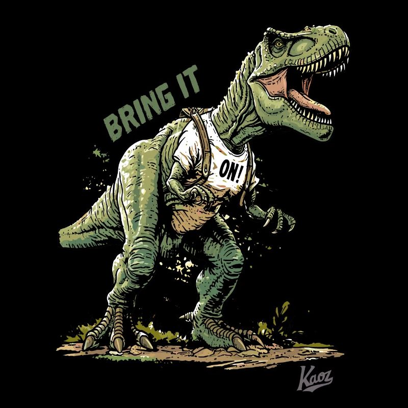 Riesiger Rex Dinosaurier: Dino, Komm schon!