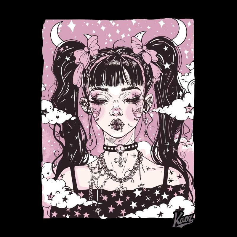 Super coole Schönheit: Grunge Emo Mädchen