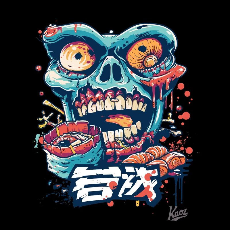 Ramen Sushi Thon Manger Crâne